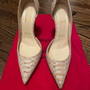 Christian Louboutin Cork Pumps